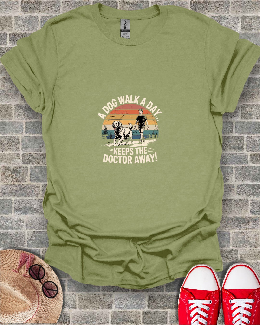 A Dog Walk a Day Keeps the Doctor Away Shirt
