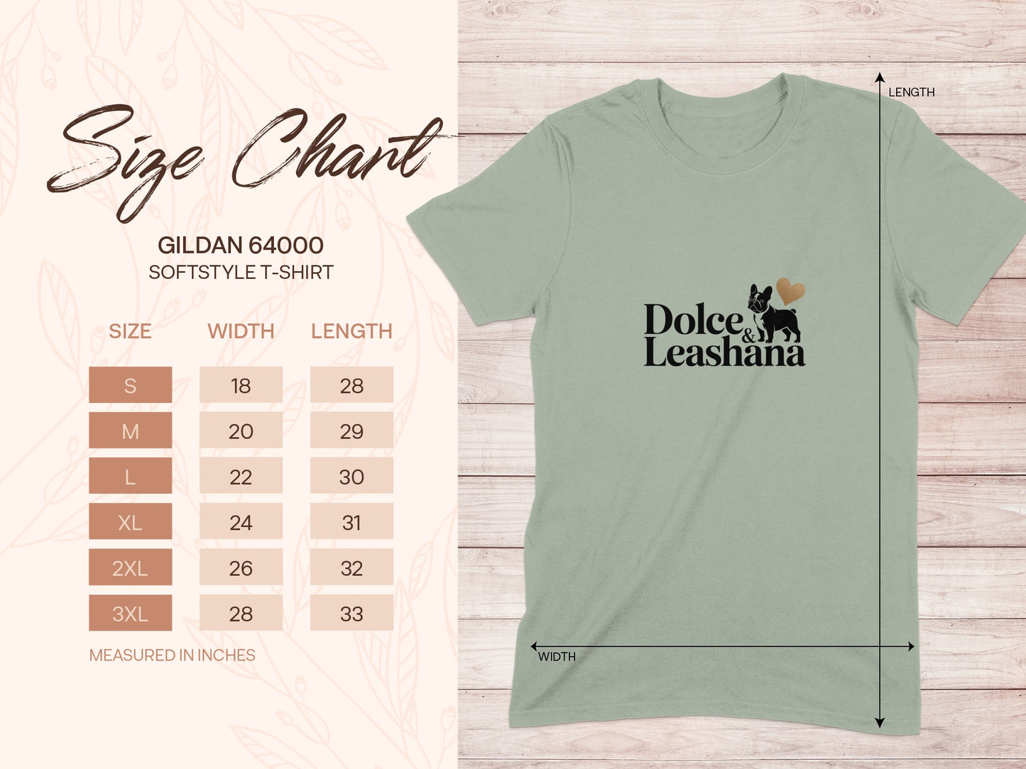 Dolce & Leashana Gildan 64000 Softstyle T-shirt product
