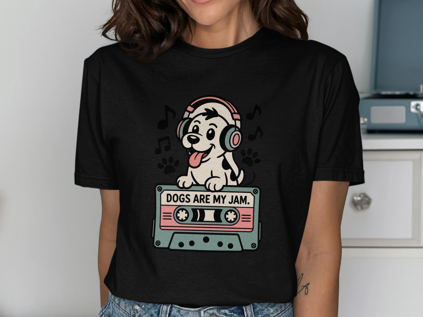 Dogs Are My Jam Adorable Music Lover T-shirt product type