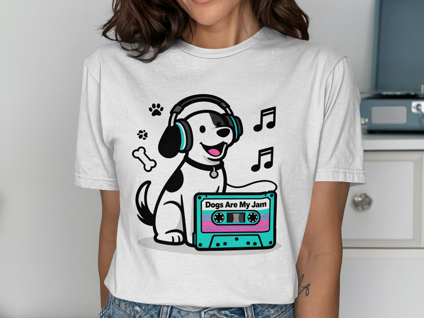 Dogs Are My Jam Cute Music Lover Shirt product