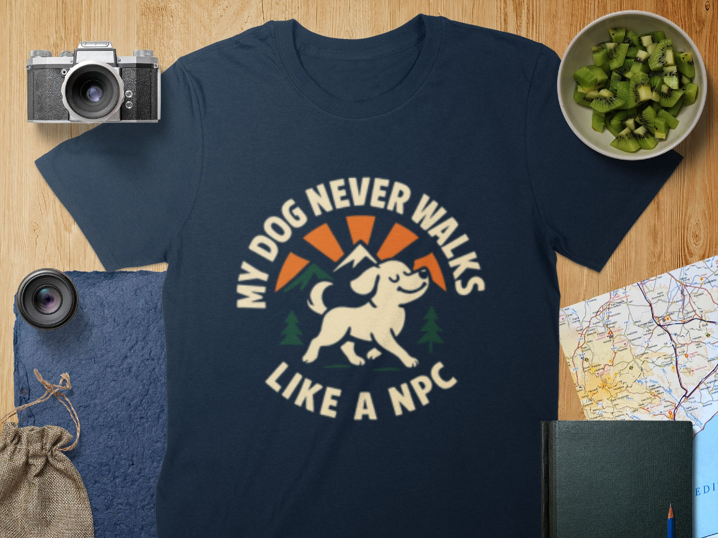 My Dog Never Walks Like A NPC Shirt