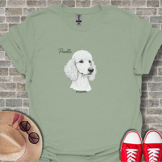 Poodle Mom Graphic Tee for Dog Lovers Gift Item