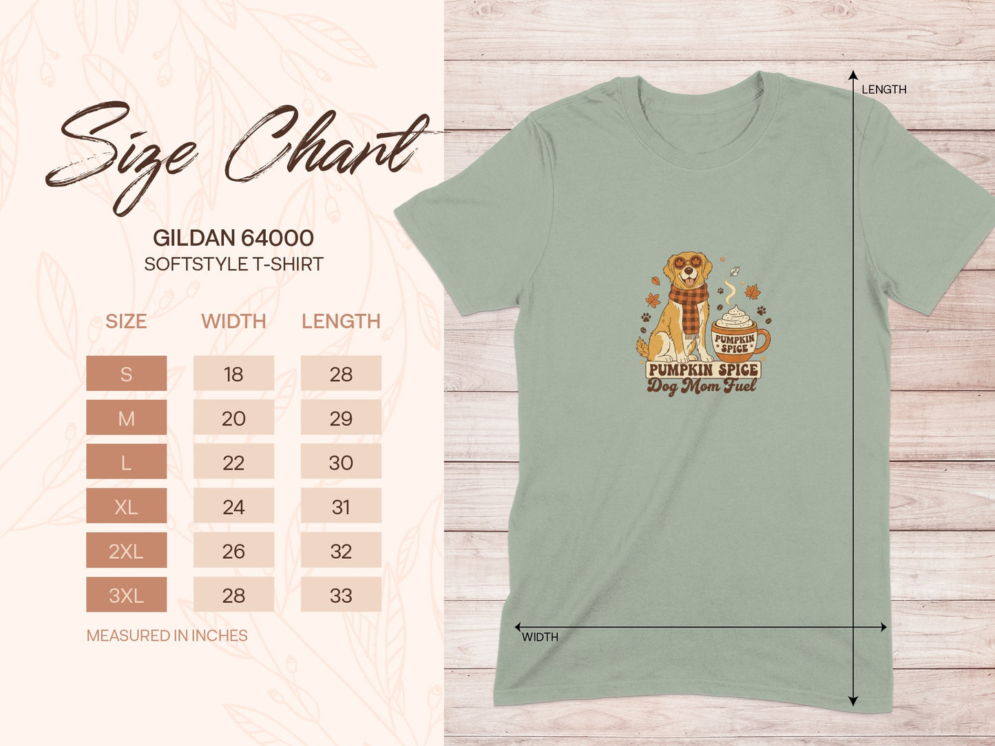 Pumpkin Spice Dog Mom Fuel Shirt for Dog Lovers