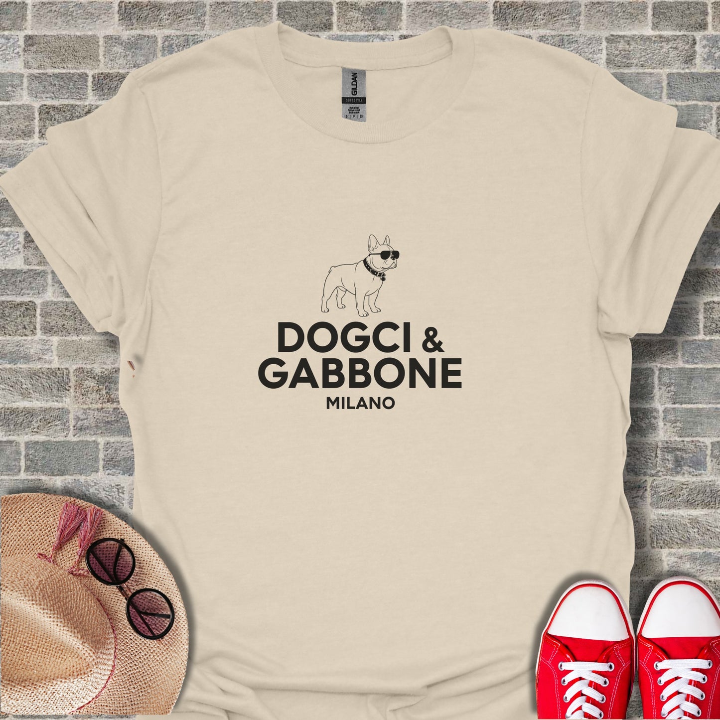 Dogci & Gabbone Milano Graphic T-shirt for Dog Lovers