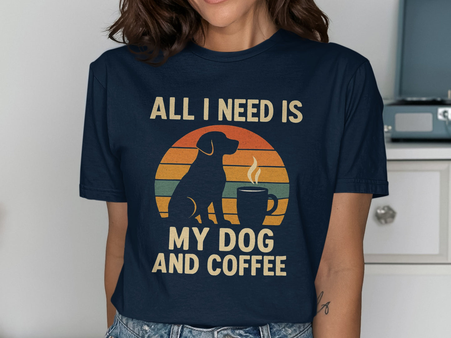 All I Need Is My Dog and Coffee Graphic Shirt product