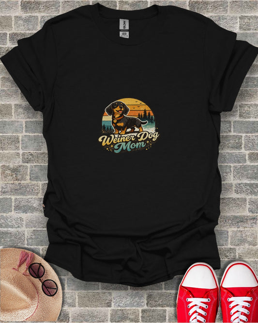 Wiener Dog Mom Dachshund Sunset Graphic Design product type