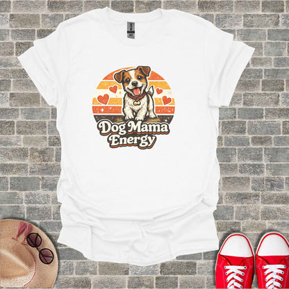 Cute Dog Mama Energy Hearts Illustration product type