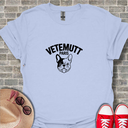 Vetemutt Paris French Bulldog Graphic Tee