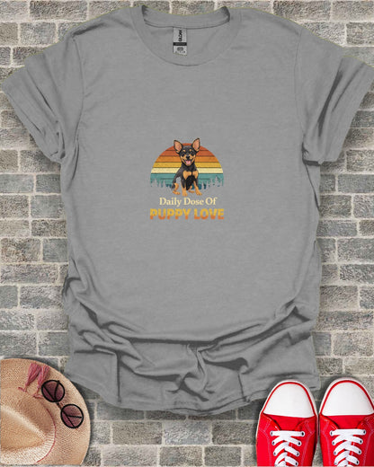Daily Dose Of Puppy Love Graphic T-Shirt