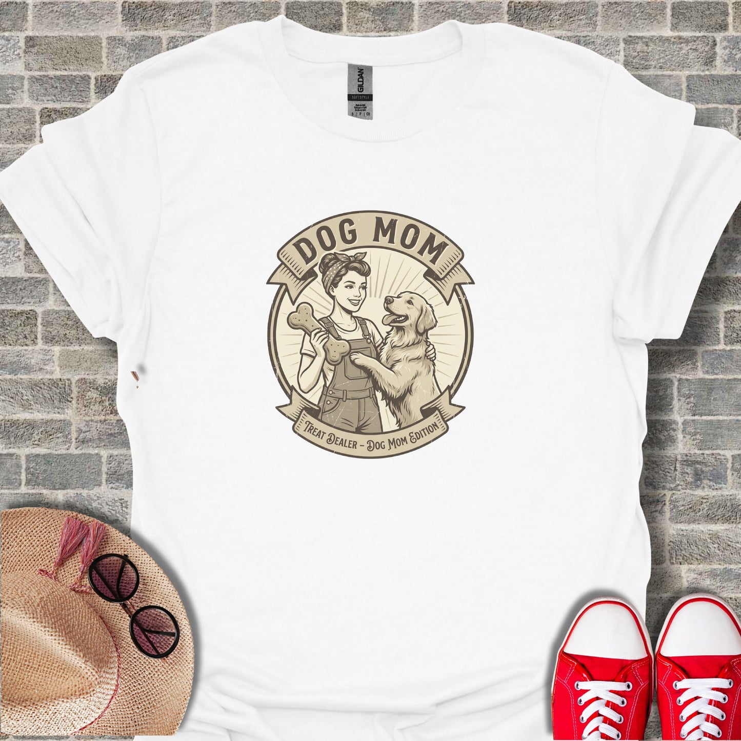 Dog Mom Treat Dealer Graphic Tee Shir product