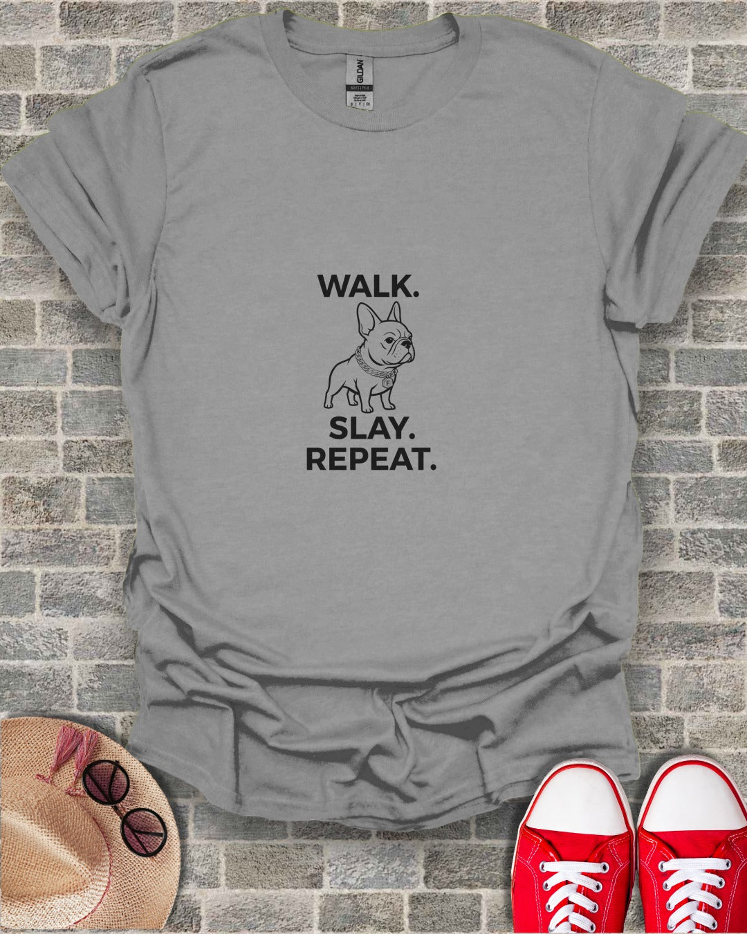 Walk Slay Repeat Graphic Tee Shirt