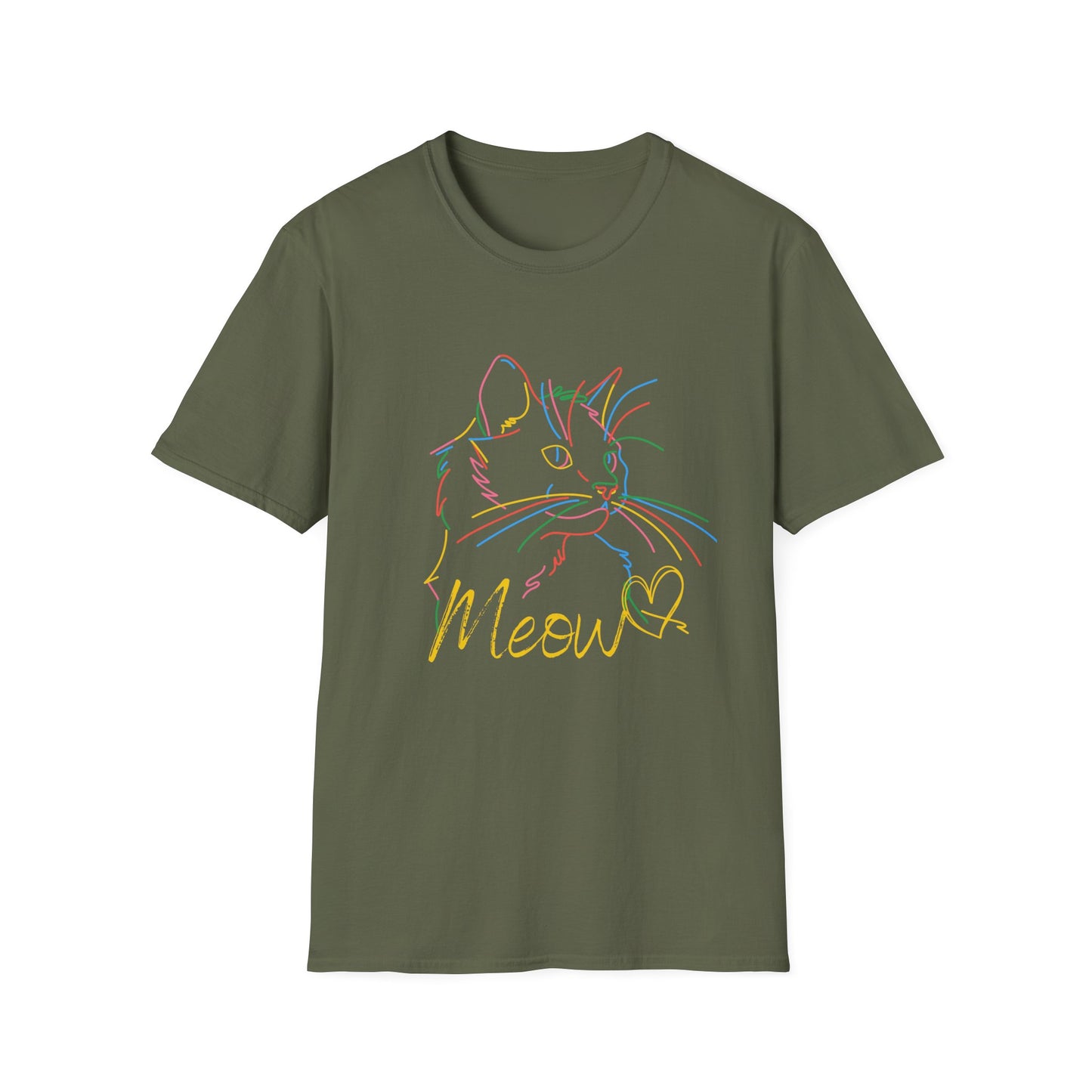 Meow Unisex Softstyle T-Shirt