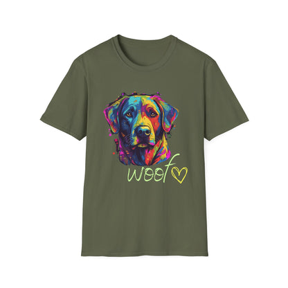 Woof design Unisex Softstyle T-Shirt