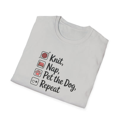 Knit Nap Pet the Dog Unisex T-Shirt