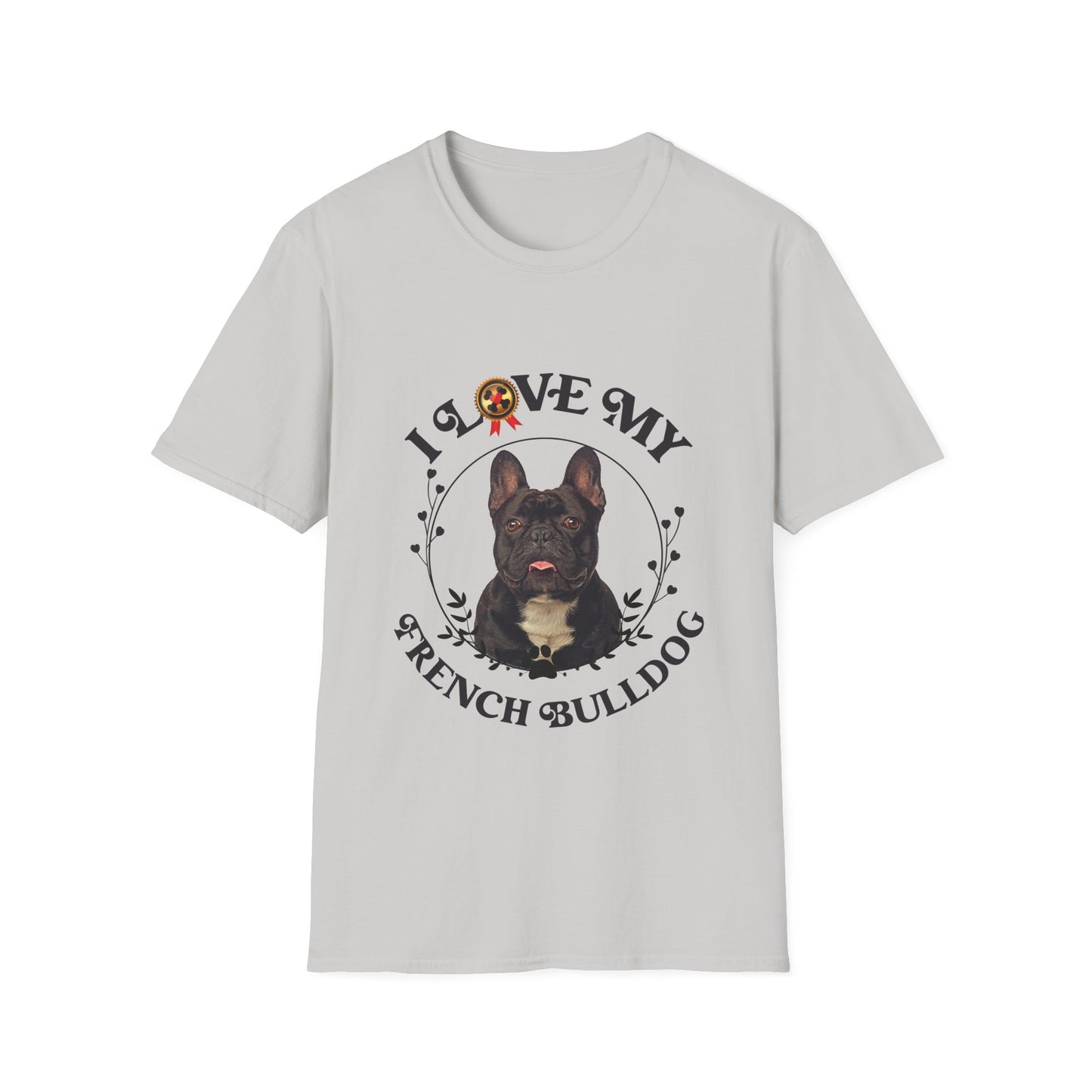 I Love My French Bulldog Unisex Softstyle T-Shirt