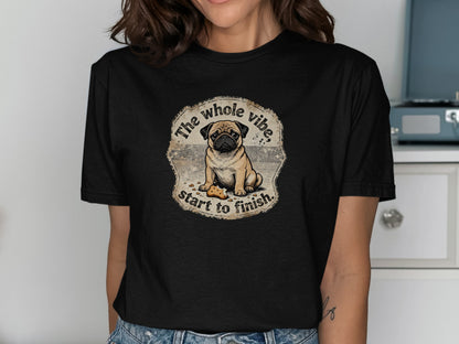 The whole vibe start to finish graphic tee