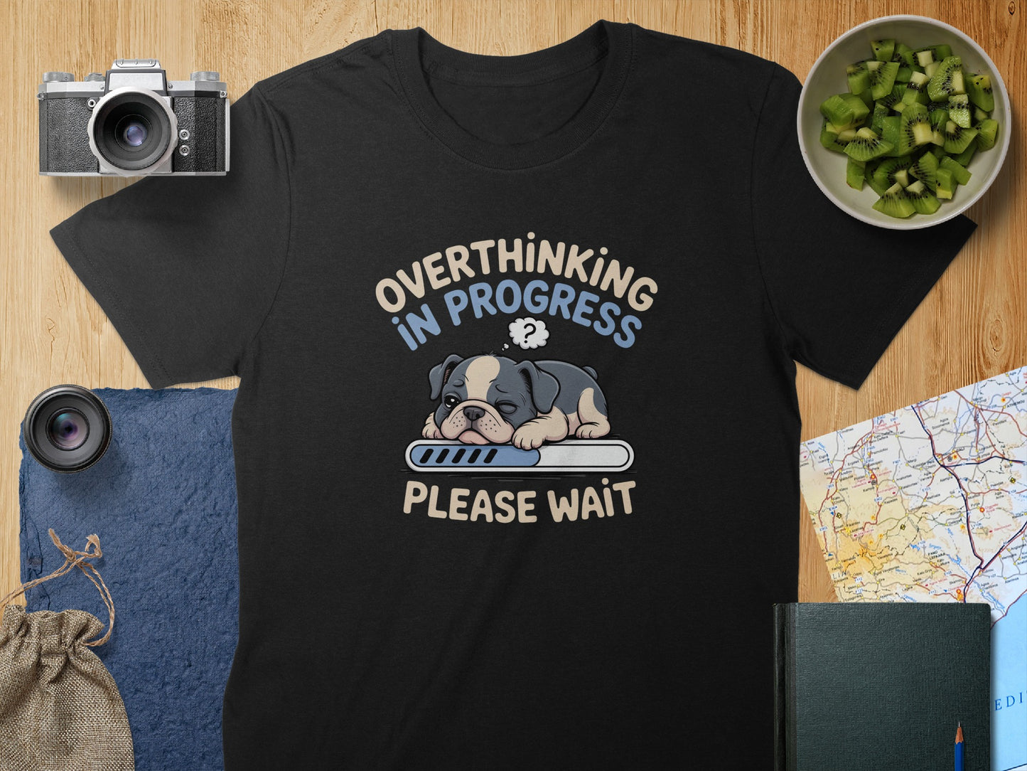 Overthinking In Progress Please Wait Graphic T-shirt