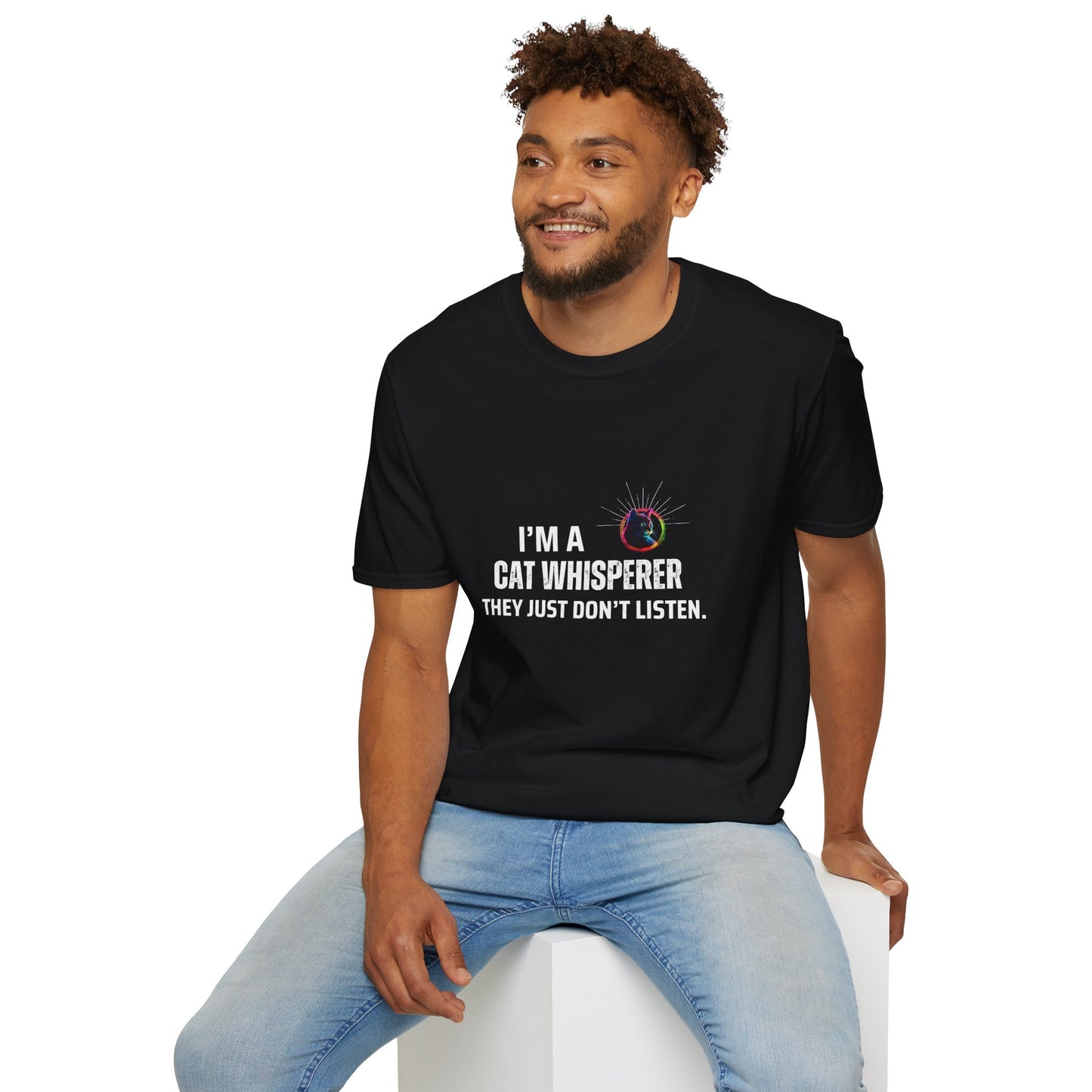 I'm A Cat Whisperer Unisex Softstyle T-Shirt