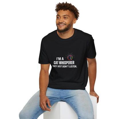 I'm A Cat Whisperer Unisex Softstyle T-Shirt