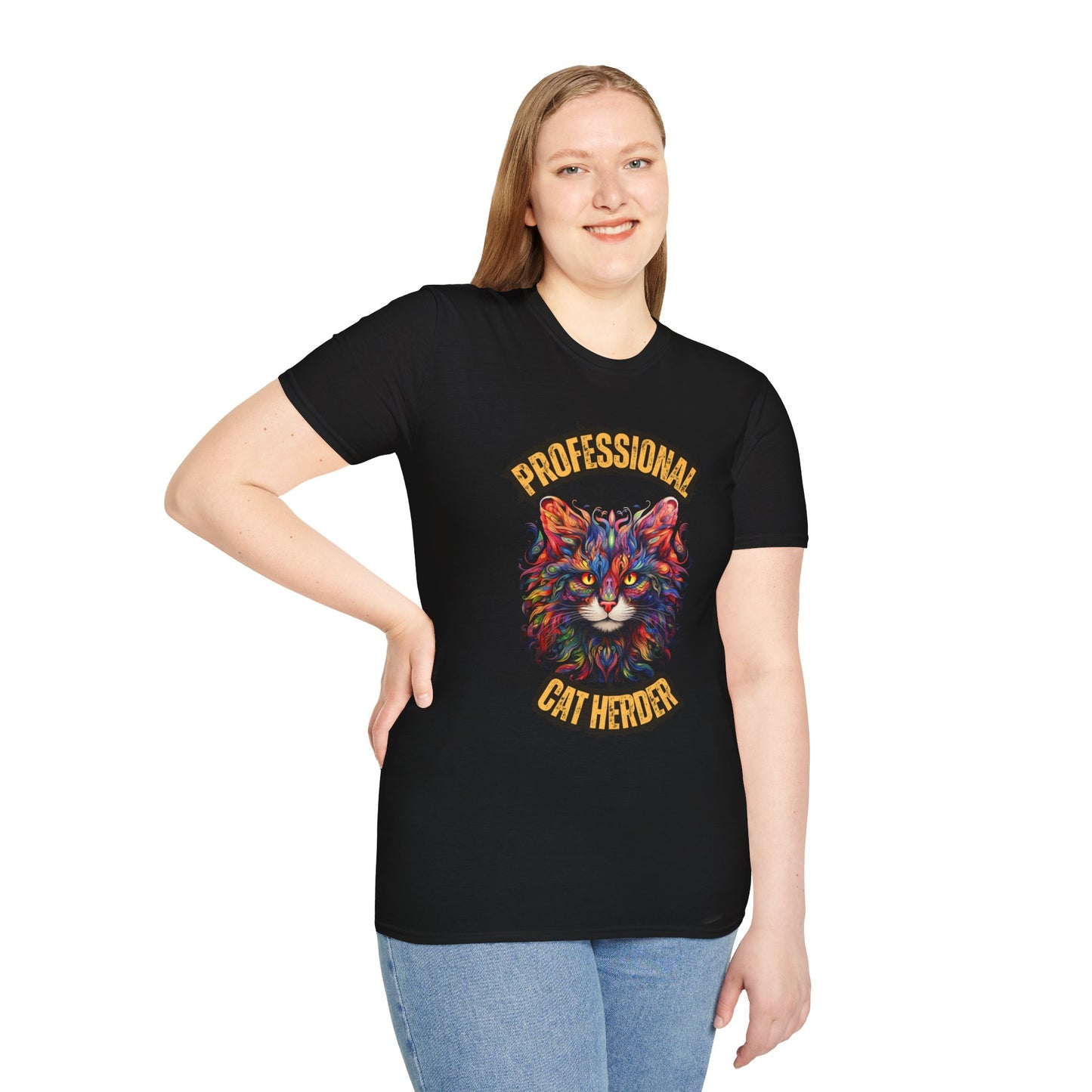 Professional Cat Herder2 Unisex Softstyle T-Shirt