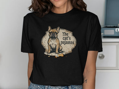 The Cat's Pajamas French Bulldog Design Shirt
