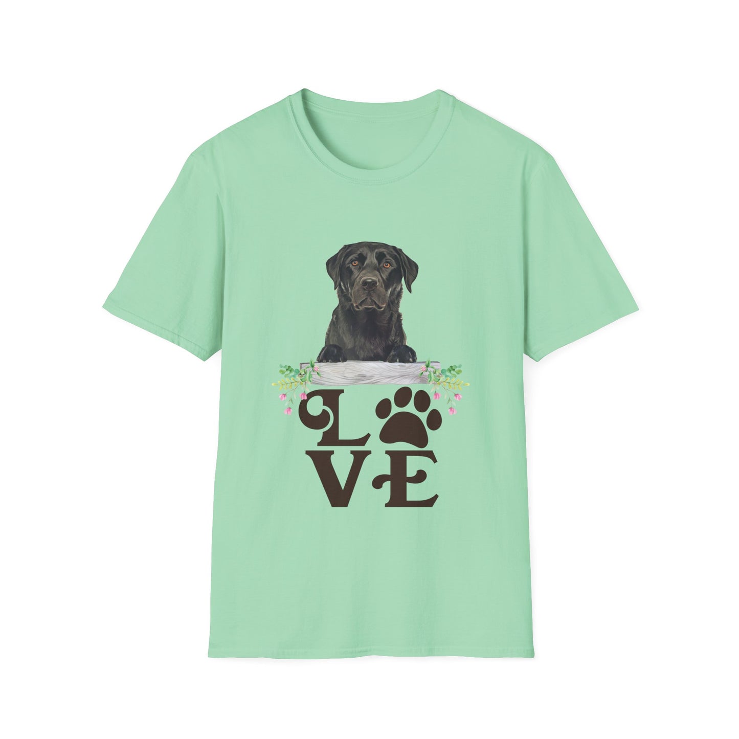 LOVE Black Lab Unisex Softstyle T-Shirt