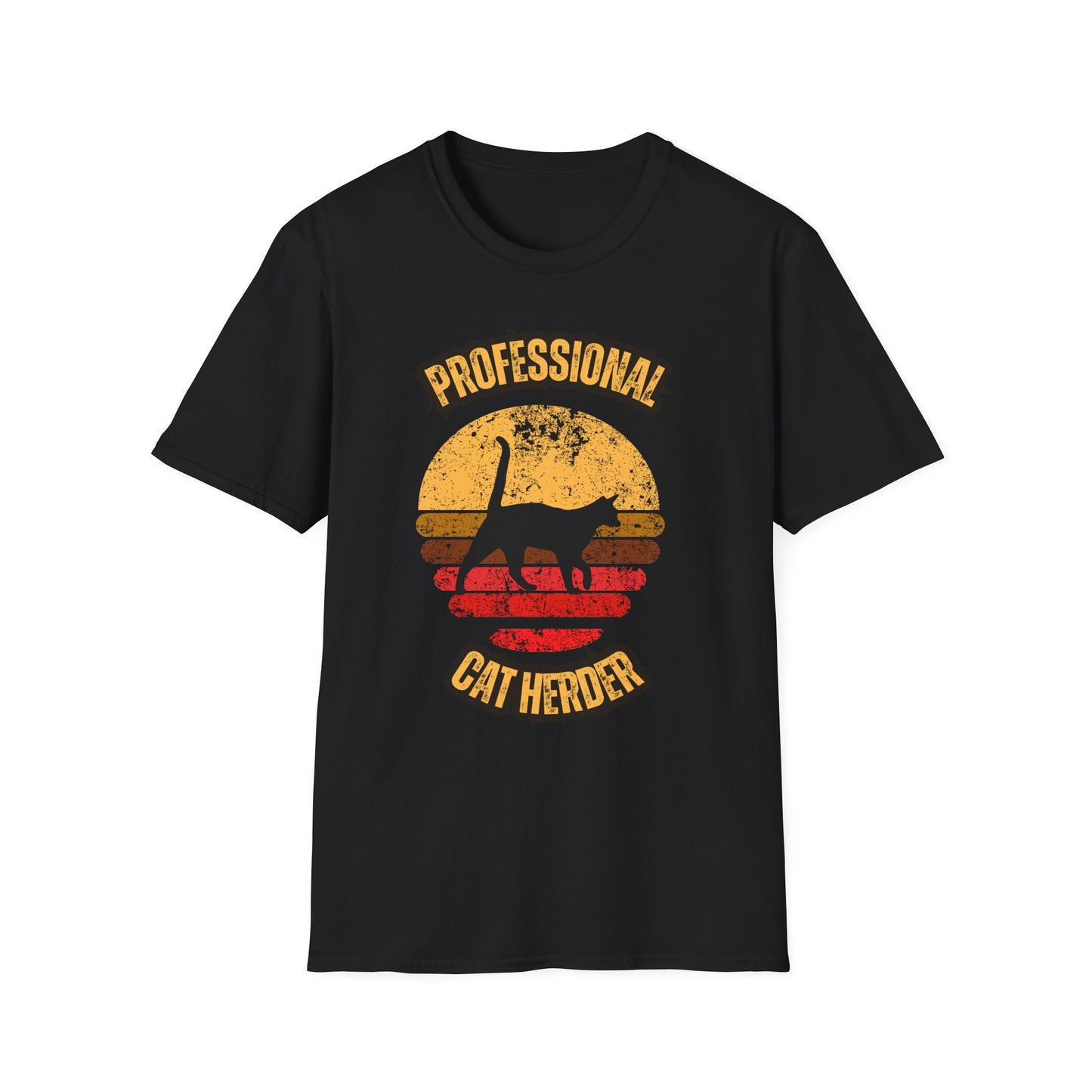 Professional Cat Herder3 Unisex Softstyle T-Shirt