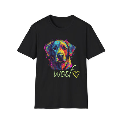 Woof design Unisex Softstyle T-Shirt