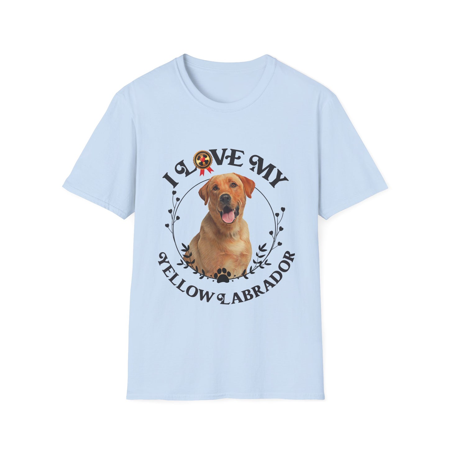 I Love My Yellow Lab Unisex Softstyle T-Shirt