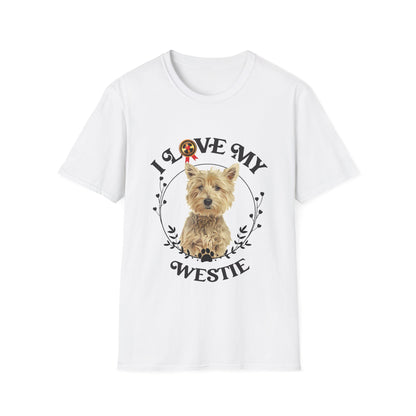 I Love My Westie Unisex Softstyle T-Shirt