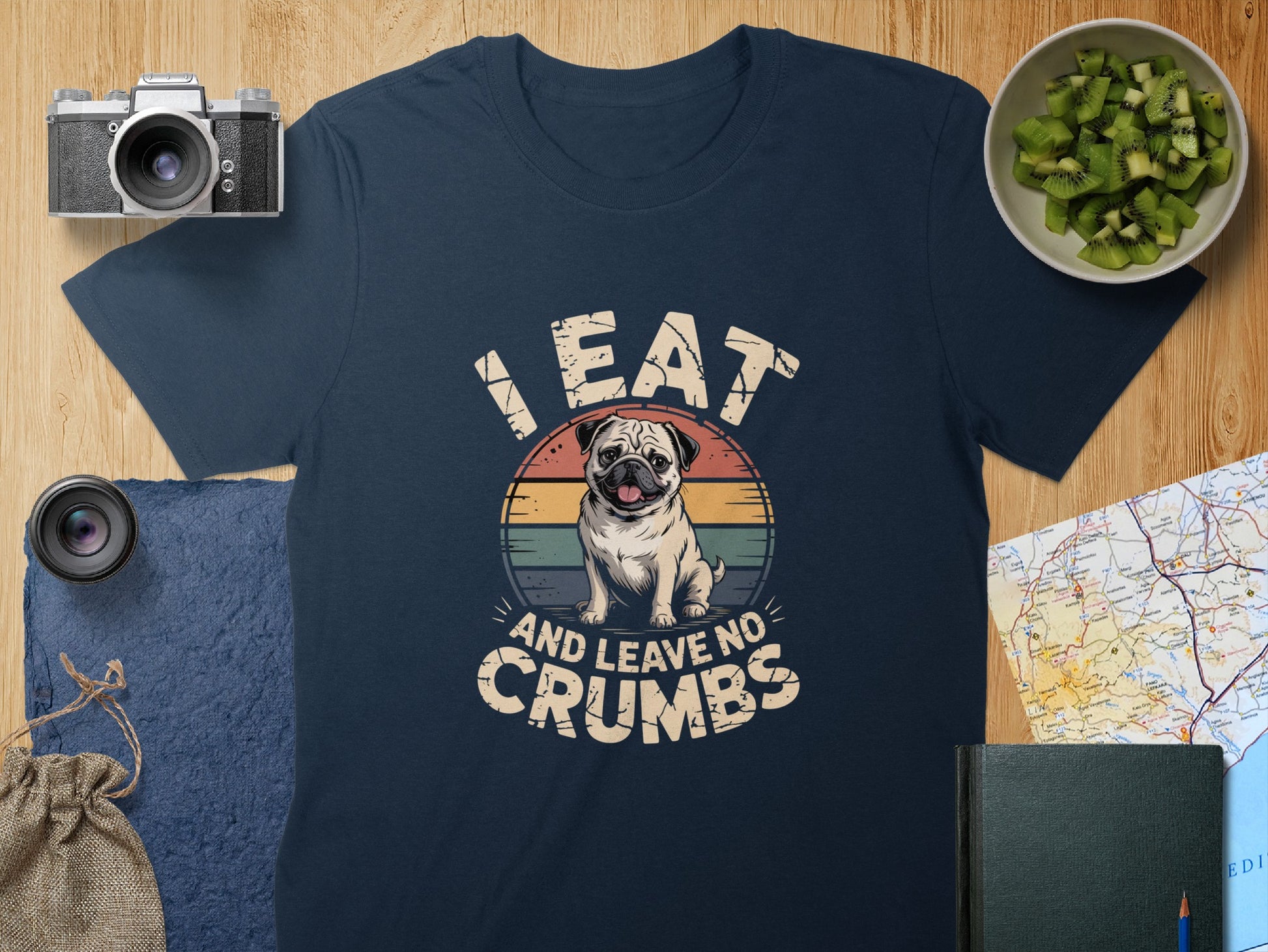 I Eat And Leave No Crumbs Funny Dog T-Shirt