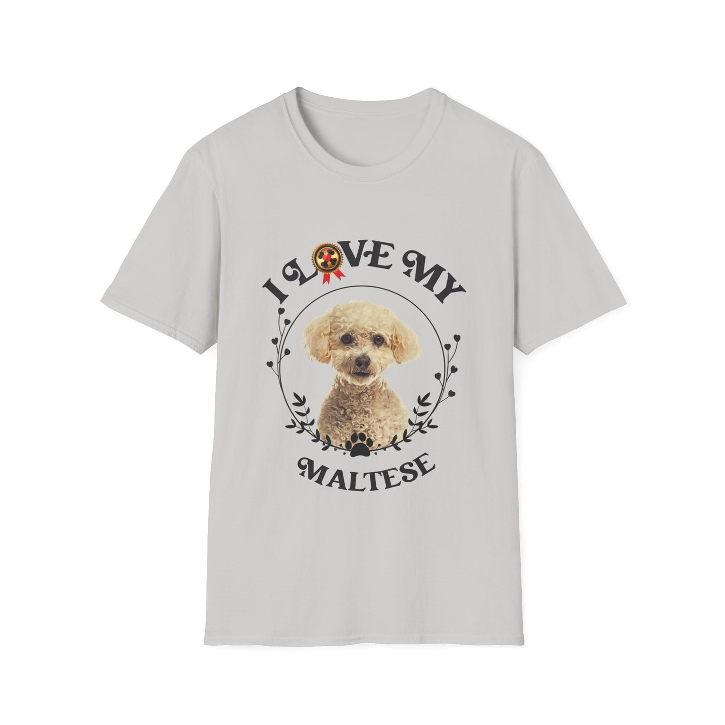 I Love My Maltese Unisex Softstyle T-Shirt