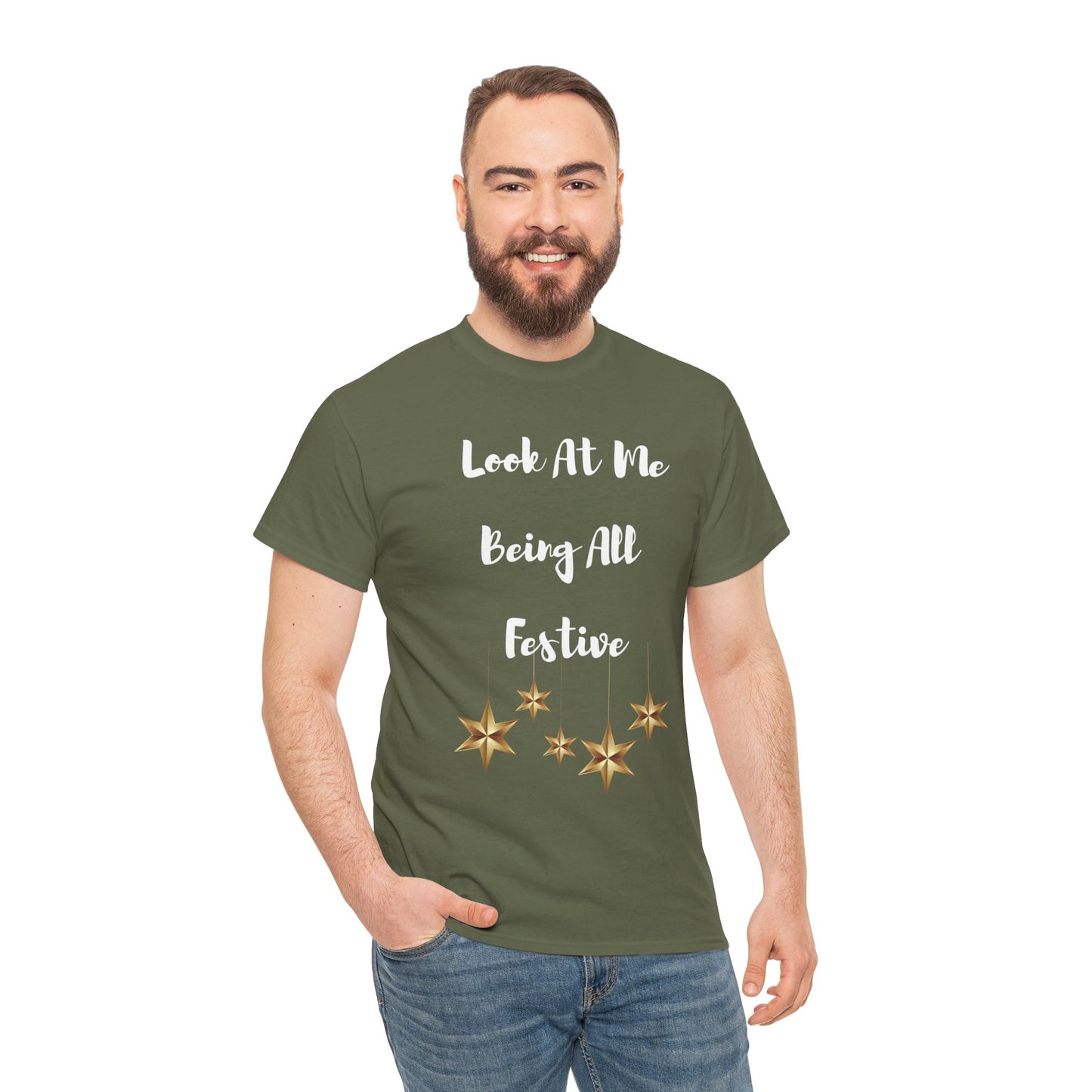 Christmas Festive Unisex Heavy Cotton Tee