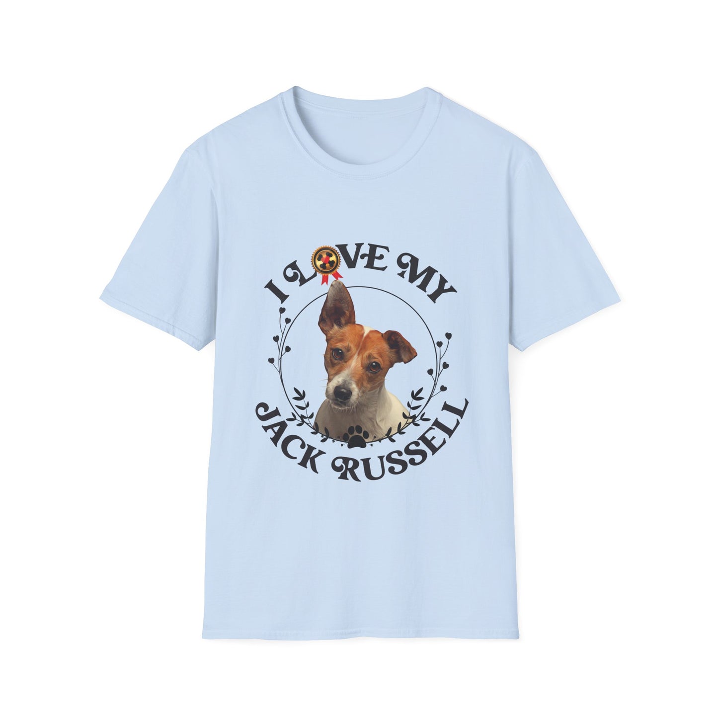 I Love My Jack Russell Unisex Softstyle T-Shirt