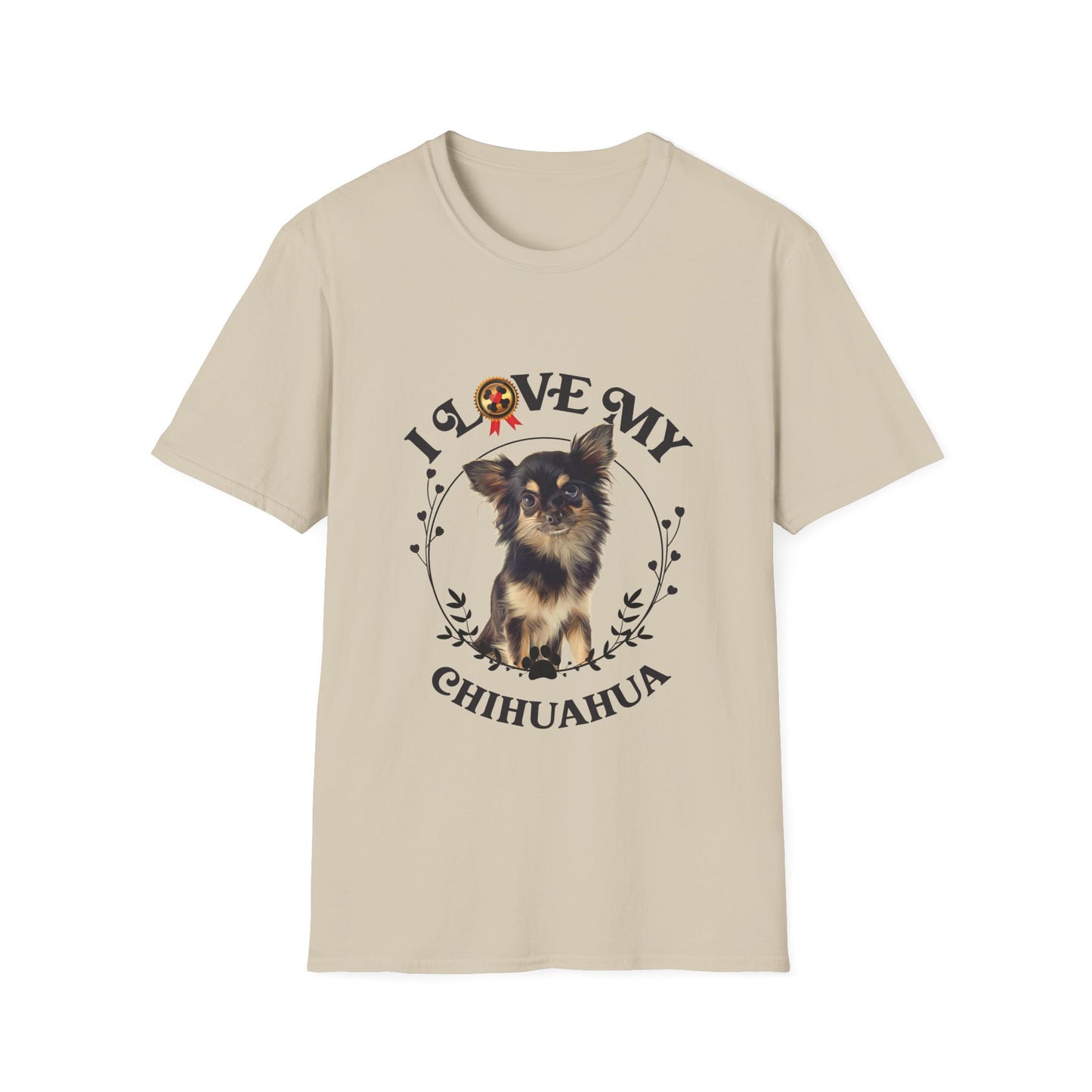 I Love My Chihuahua Unisex Softstyle T-Shirt