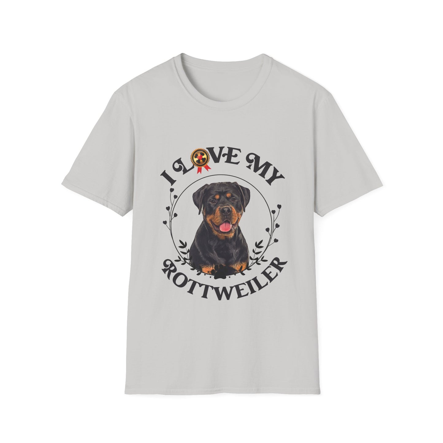 I Love My Rottweiler Unisex Softstyle T-Shirt