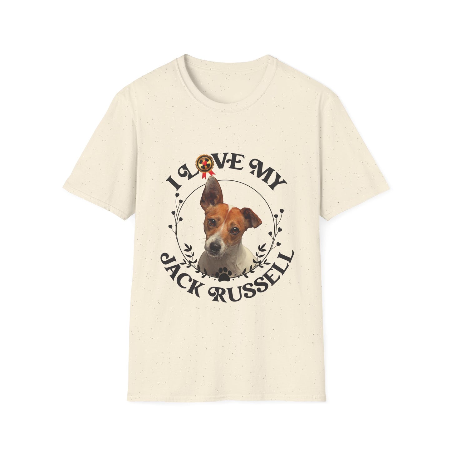 I Love My Jack Russell Unisex Softstyle T-Shirt