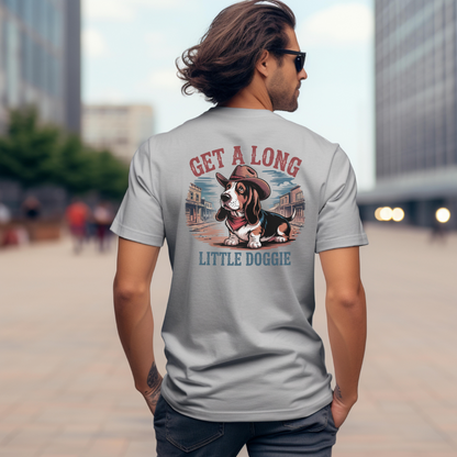 Get A Long Little Doggie Unisex Softstyle T-Shirt - Perfect for Dog Lovers