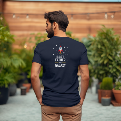 Best Father in the Galaxy Unisex Softstyle T-Shirt - Perfect Father's Day Gift