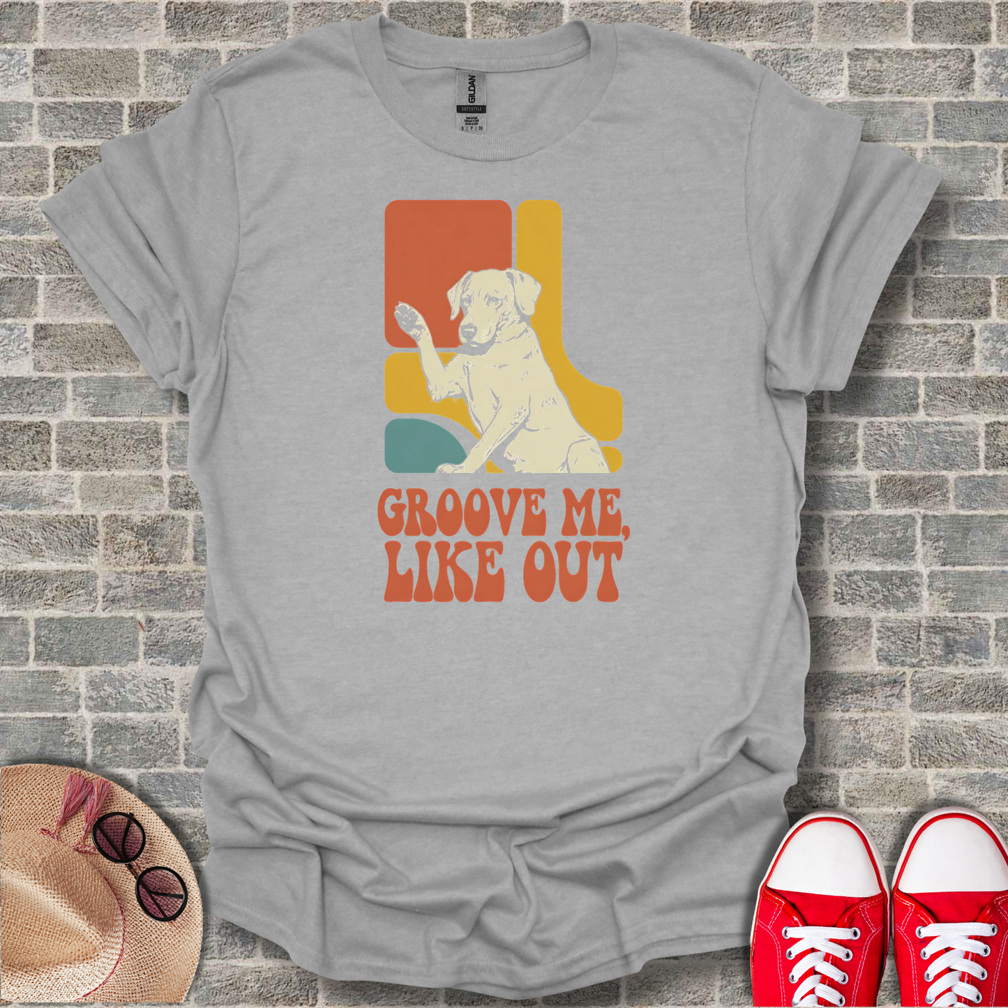 Groove Me Like Out Dog T-Shirt