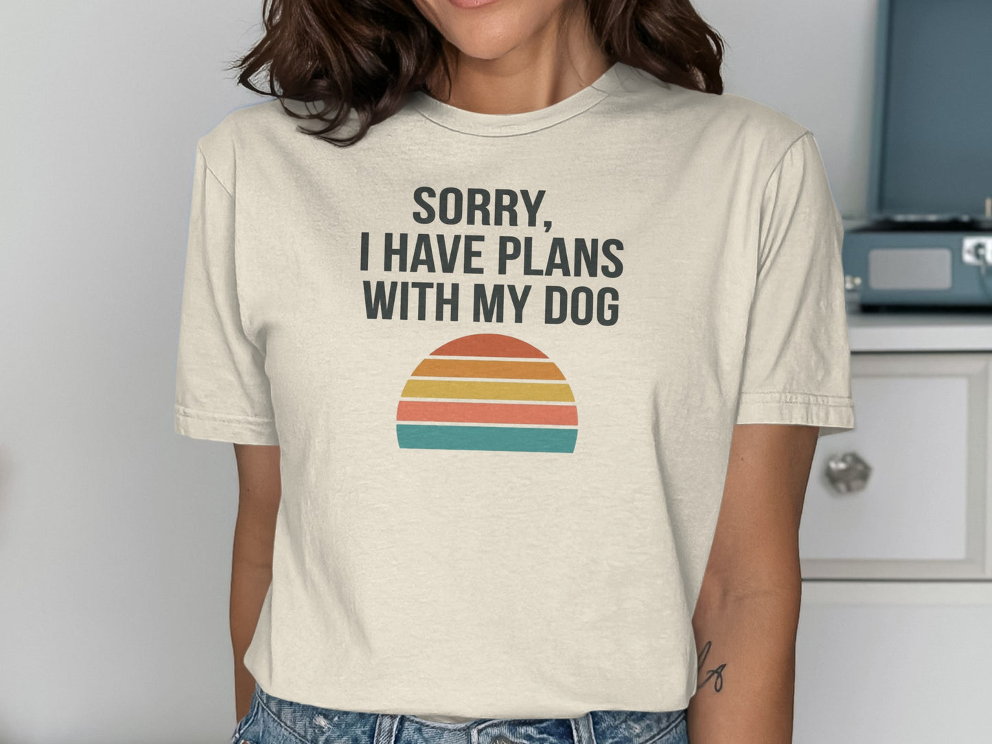 Sorry I Have Plans With My Dog Graphic Tee