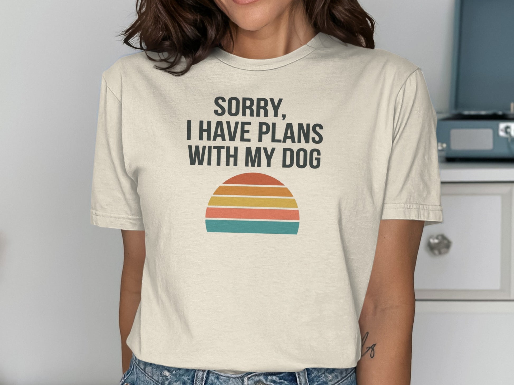 Sorry I Have Plans With My Dog Graphic Tee