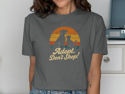 Adopt Don't Shop Graphic Tee product