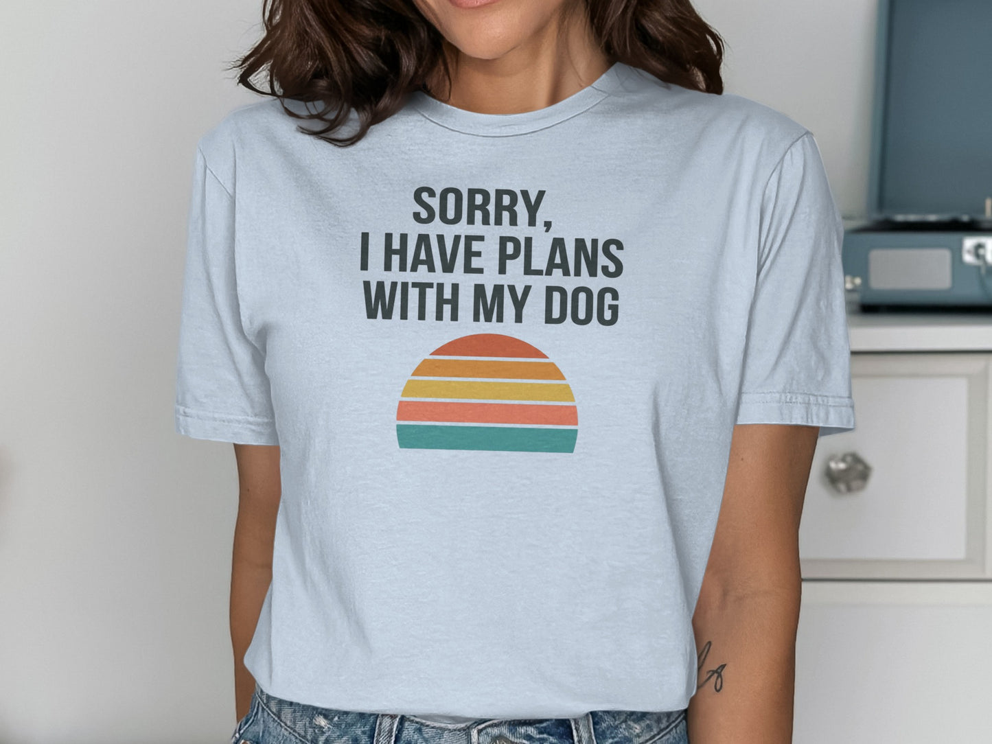 Sorry I Have Plans With My Dog Graphic T-shirt