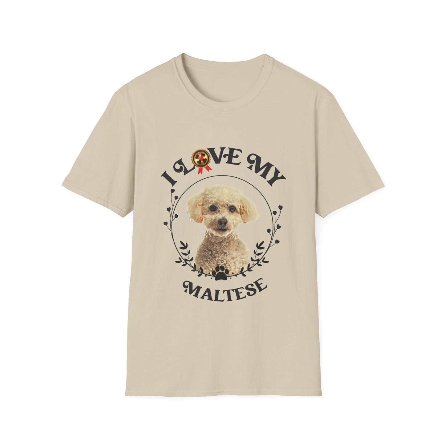 I Love My Maltese Unisex Softstyle T-Shirt