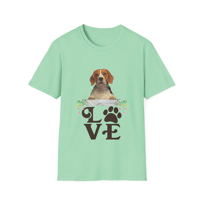 LOVE Beagle Unisex Softstyle T-Shirt