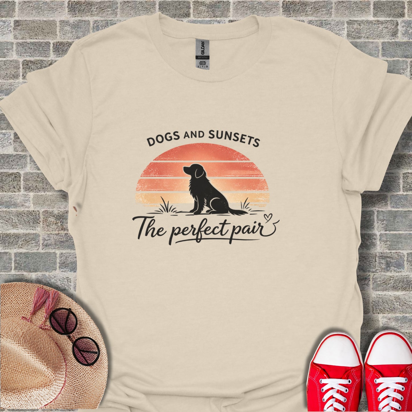 Dogs and Sunsets The Perfect Pair Shirt