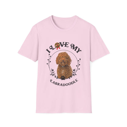 I Love My Labradoodle Unisex Softstyle T-Shirt