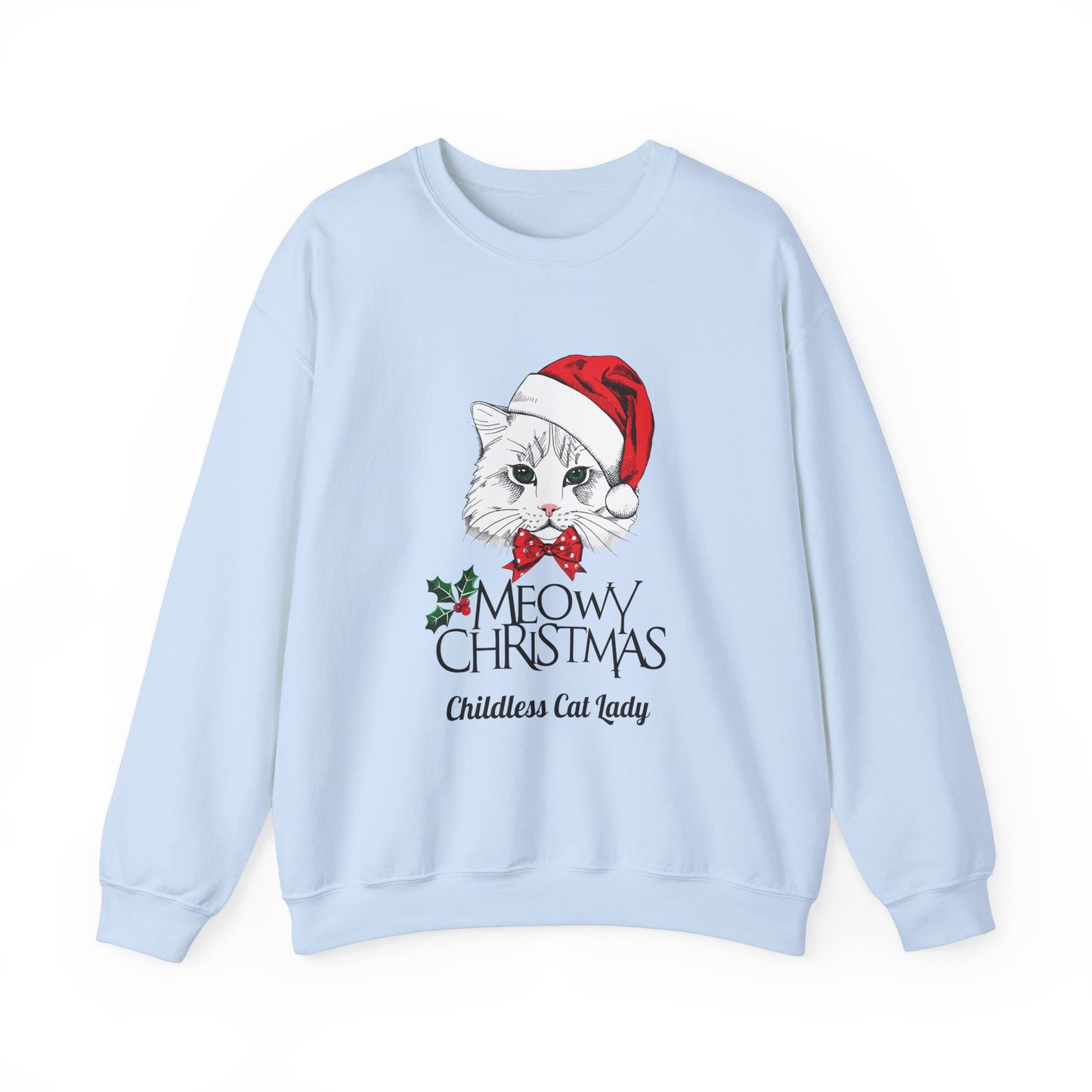 Christmas Meowy Unisex Heavy Blend™ Crewneck Sweatshirt