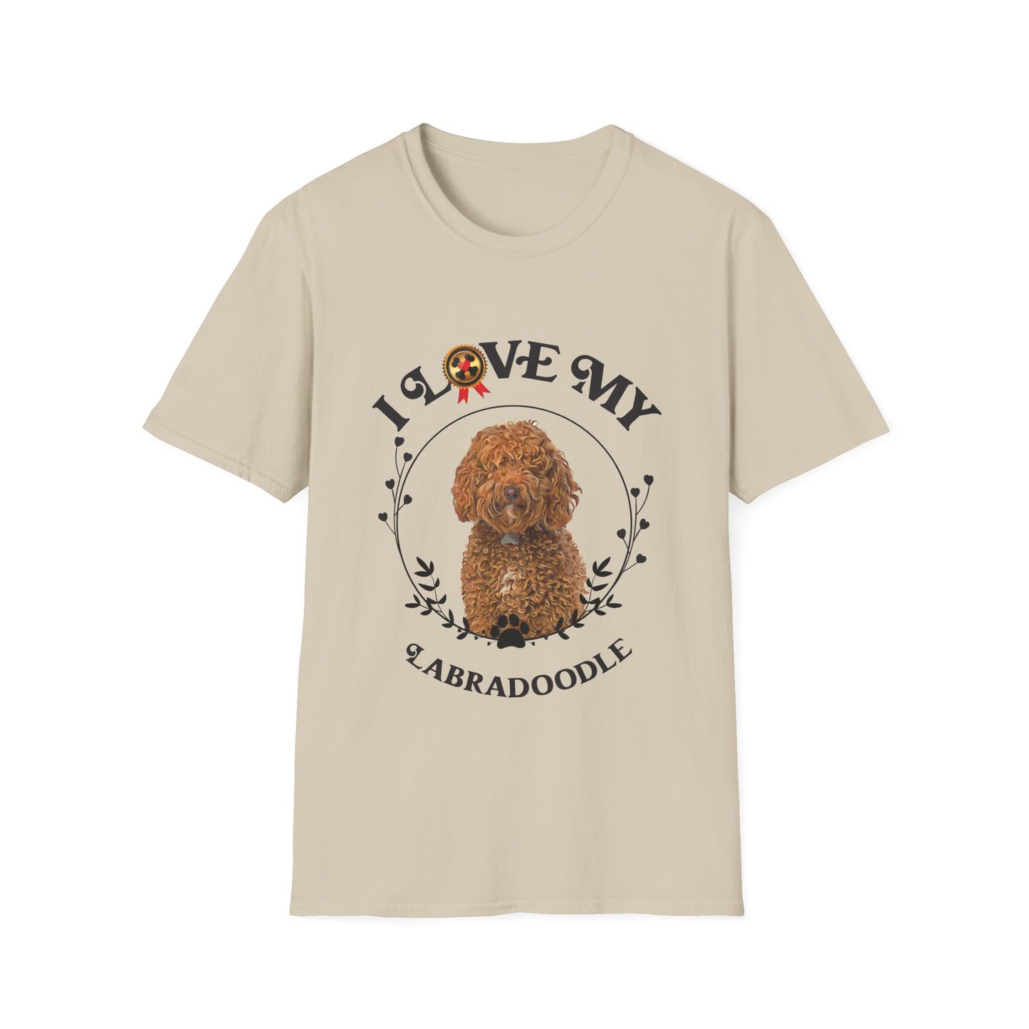 I Love My Labradoodle Unisex Softstyle T-Shirt